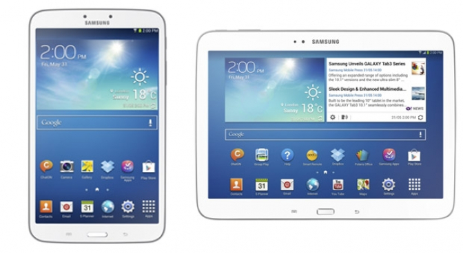 Galaxy Tab 3 (suporte 4G - processador Intel - tela de 8 e 10.1)